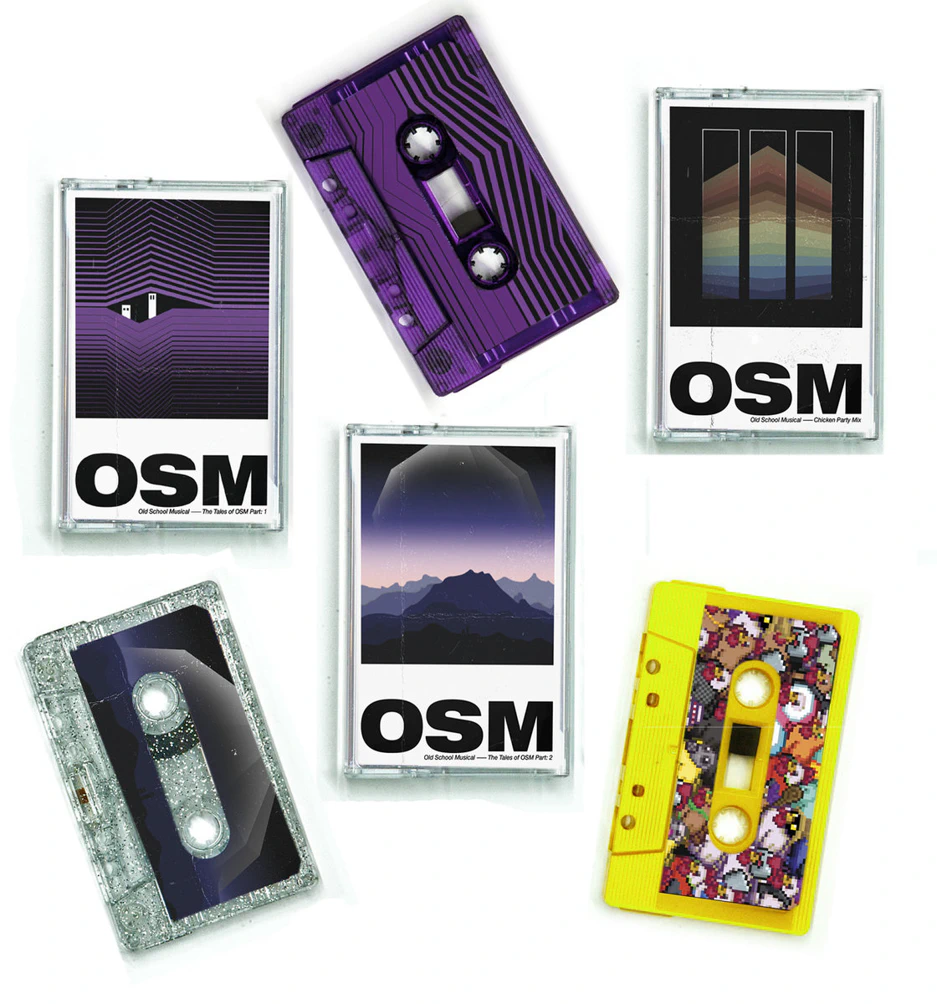Old School Musical Soundtrack cassettes