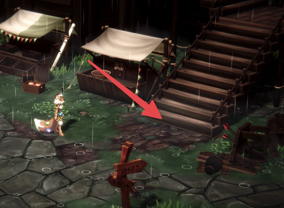 Oxalis safe teleport location